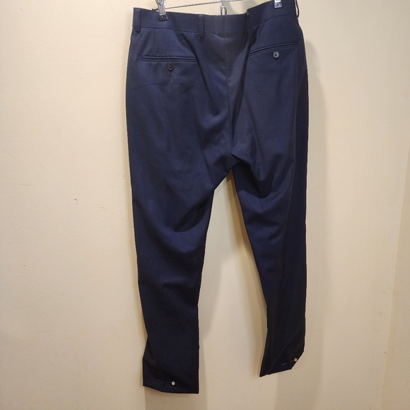 Lauren Ralph Lauren Men's Flat From Straight legs Navy blue pants size … - Picture 6 of 13